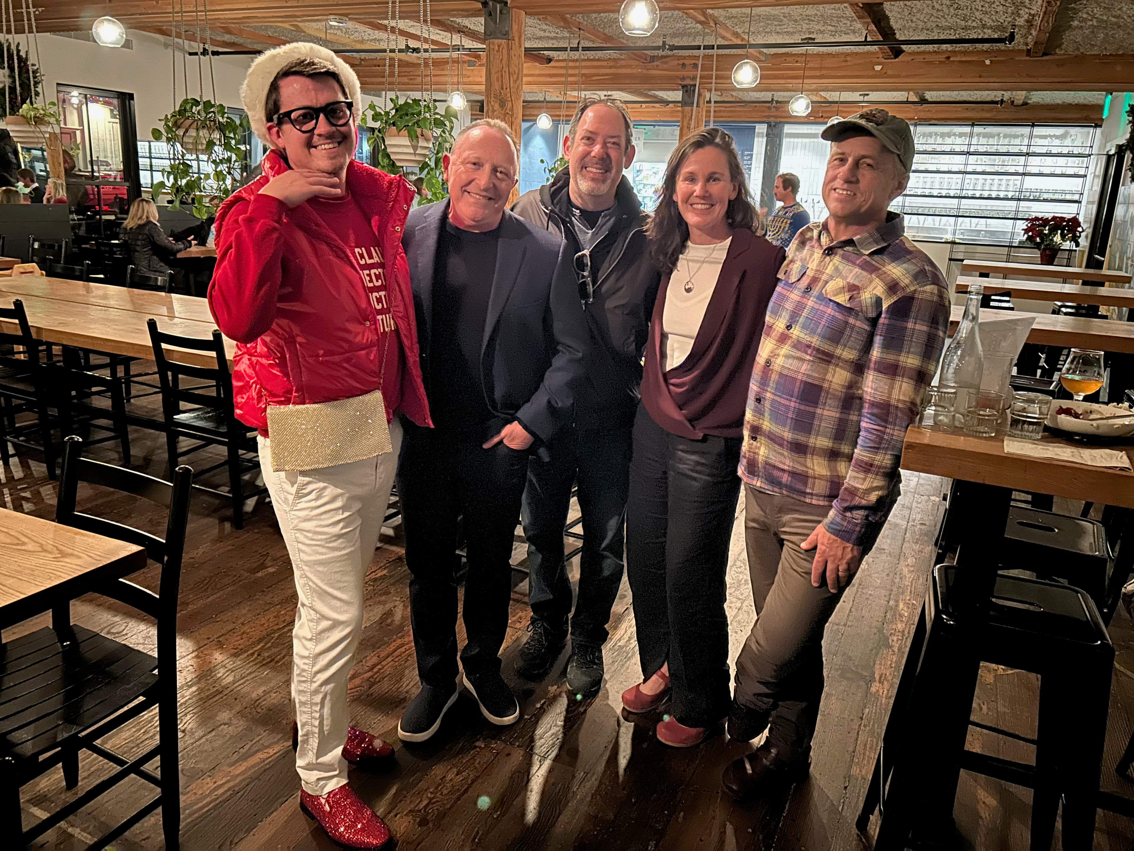 Michael with a partner organization